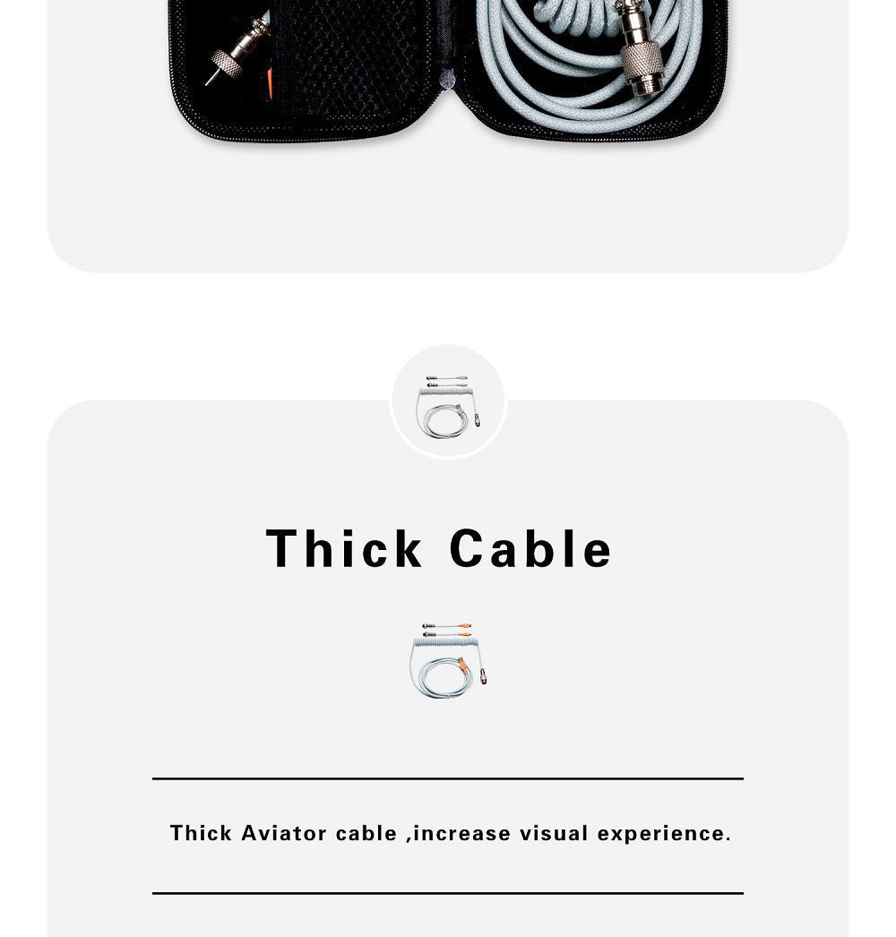 mStone Space Cable Aviator Custom usb c port mini port coiled Cable wire for Mechanical Keyboard USB cable type c USB Light Blue mStone Space Cable Aviator Custom usb c port mini port coiled Cable wire for Mechanical Keyboard USB cable type c USB Light Blue