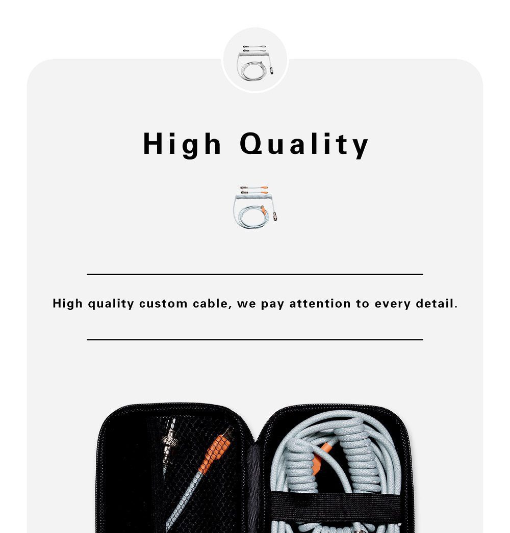 mStone Space Cable Aviator Custom usb c port mini port coiled Cable wire for Mechanical Keyboard USB cable type c USB Light Blue mStone Space Cable Aviator Custom usb c port mini port coiled Cable wire for Mechanical Keyboard USB cable type c USB Light Blue