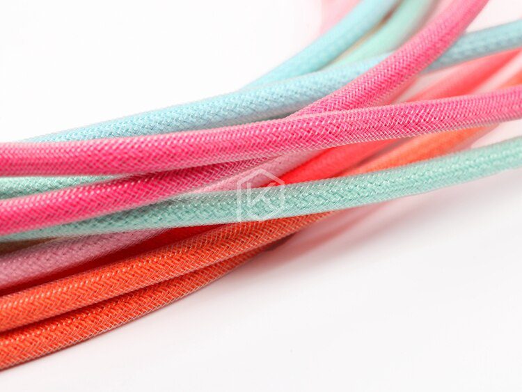 Colored sleeved Nylon USB Cable mini USB port Gold-plated connectors 1.2m length 6 colors blue pink purple orange beige cyan Colored sleeved Nylon USB Cable mini USB port Gold-plated connectors 1.2m length 6 colors blue pink purple orange beige cyan