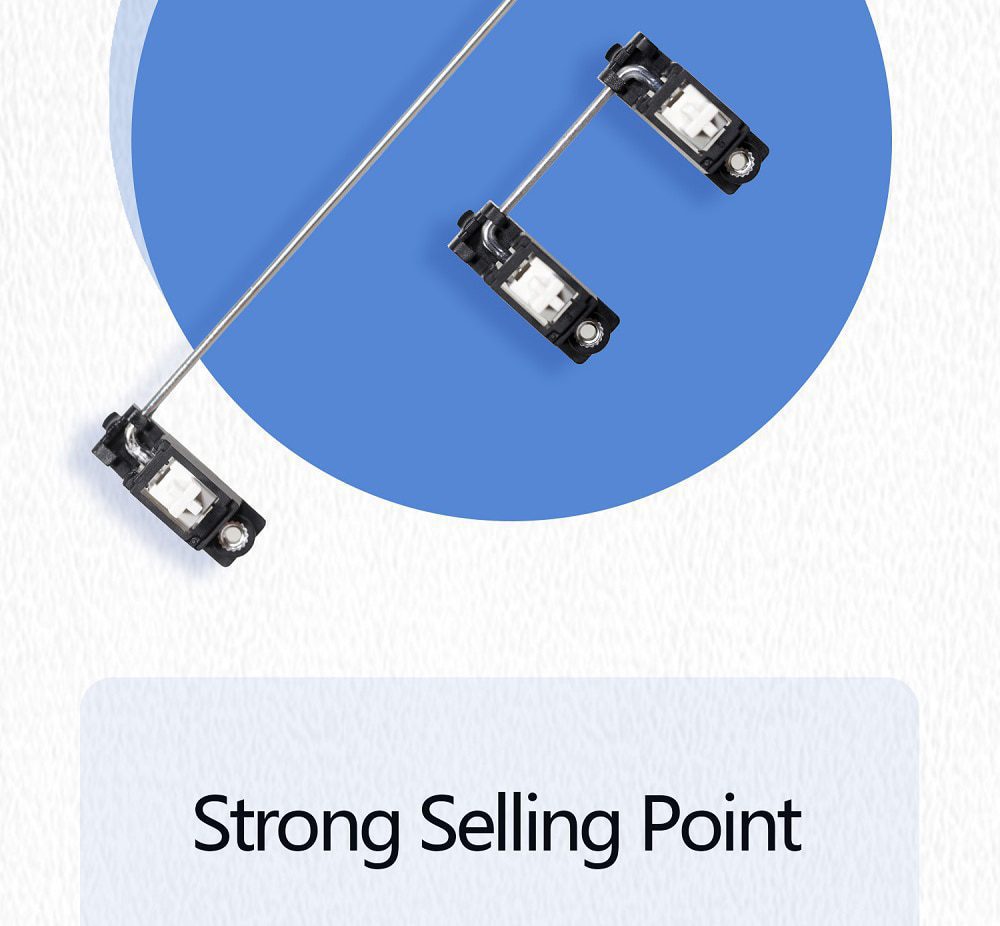 Gateron PCB Screw in Stabilizer for Mechanical Keyboard xd64 BM60 xd87 White Black 60 64 68 75 84 87 96 98 1800 Gateron PCB Screw in Stabilizer for Mechanical Keyboard xd64 BM60 xd87 White Black 60 64 68 75 84 87 96 98 1800