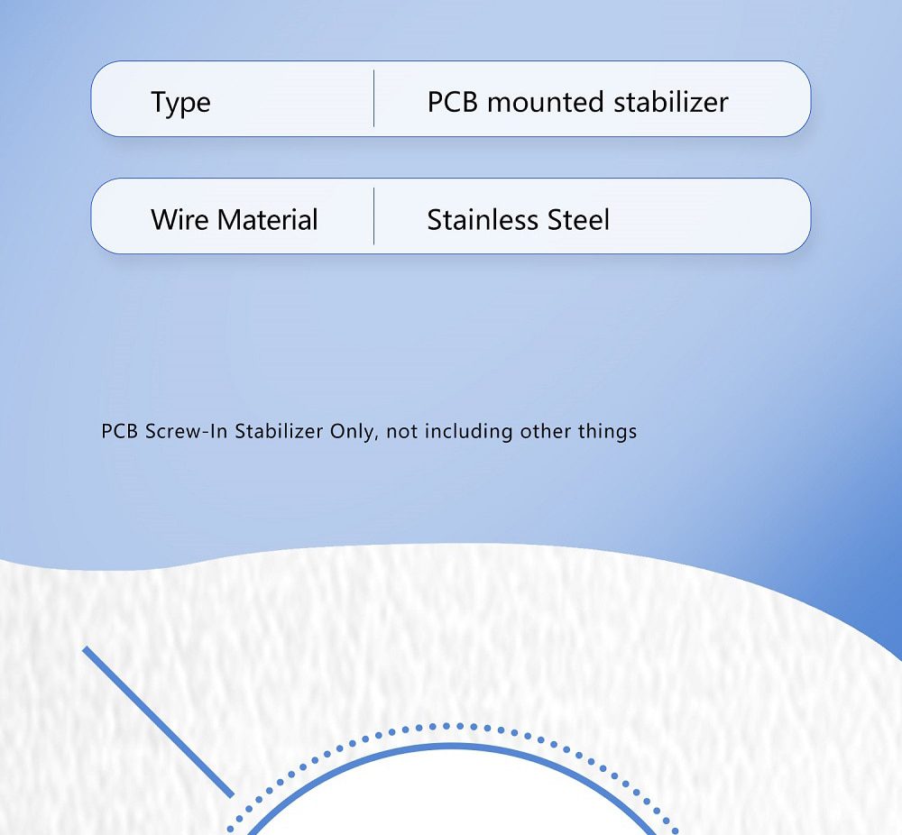 Gateron PCB Screw in Stabilizer for Mechanical Keyboard xd64 BM60 xd87 White Black 60 64 68 75 84 87 96 98 1800 Gateron PCB Screw in Stabilizer for Mechanical Keyboard xd64 BM60 xd87 White Black 60 64 68 75 84 87 96 98 1800