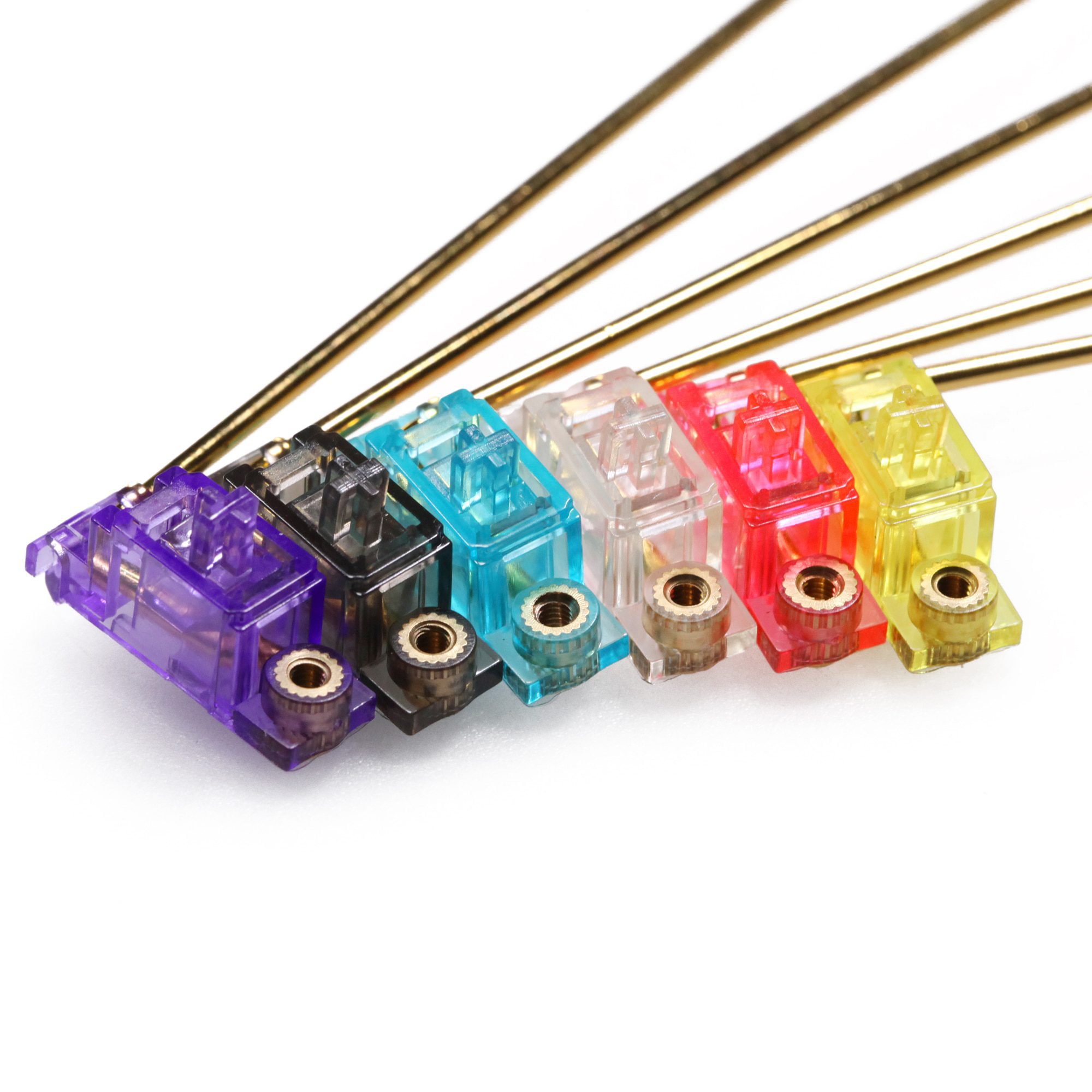 EGS Gold Transparent Plated Pcb screw in Stabilizer for Custom Mechanical Keyboard xd64 BM60 xd87 blue Yellow Red Cyan Purple EGS Gold Transparent Plated Pcb screw in Stabilizer for Custom Mechanical Keyboard xd64 BM60 xd87 blue Yellow Red Cyan Purple