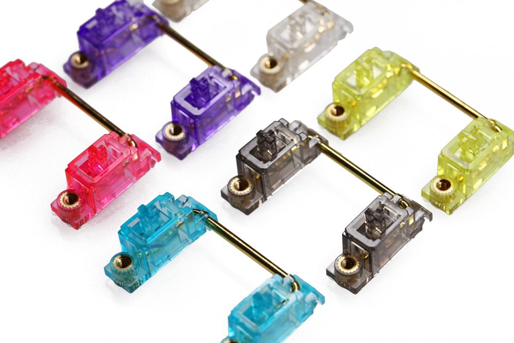 EGS Gold Transparent Plated Pcb screw in Stabilizer for Custom Mechanical Keyboard xd64 BM60 xd87 blue Yellow Red Cyan Purple EGS Gold Transparent Plated Pcb screw in Stabilizer for Custom Mechanical Keyboard xd64 BM60 xd87 blue Yellow Red Cyan Purple