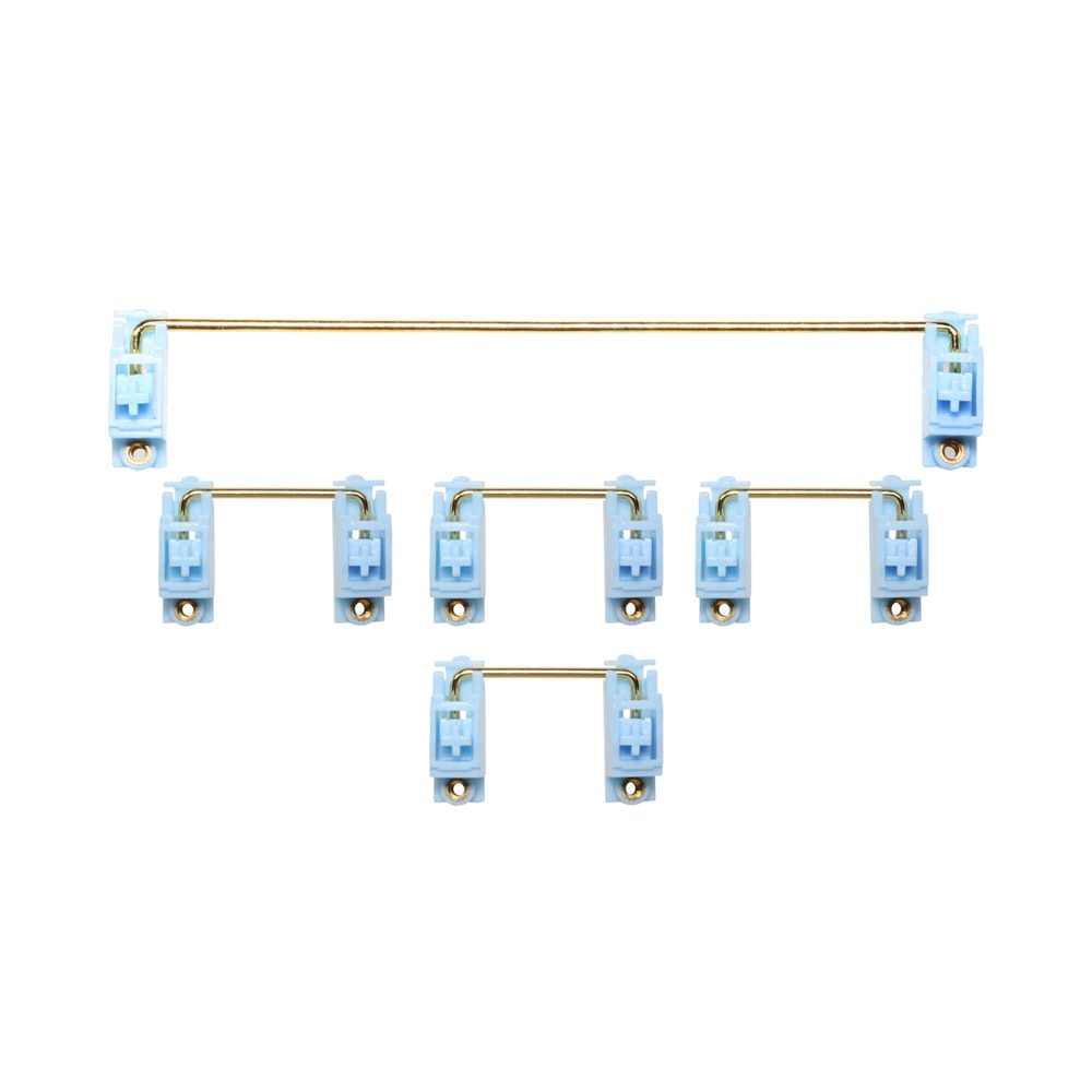 GKs Transparent Gold Plated Pcb screw in Stabilizer for Custom Mechanical Keyboard gh60 xd64 xd84 6.25x 2x 7x xd96 xd87 blue GKs Transparent Gold Plated Pcb screw in Stabilizer for Custom Mechanical Keyboard gh60 xd64 xd84 6.25x 2x 7x xd96 xd87 blue