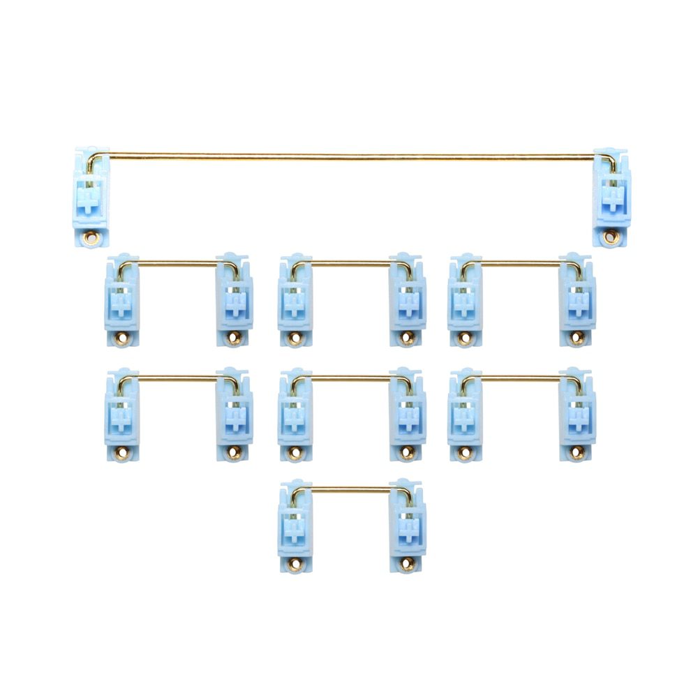 GKs Transparent Gold Plated Pcb screw in Stabilizer for Custom Mechanical Keyboard gh60 xd64 xd84 6.25x 2x 7x xd96 xd87 blue GKs Transparent Gold Plated Pcb screw in Stabilizer for Custom Mechanical Keyboard gh60 xd64 xd84 6.25x 2x 7x xd96 xd87 blue