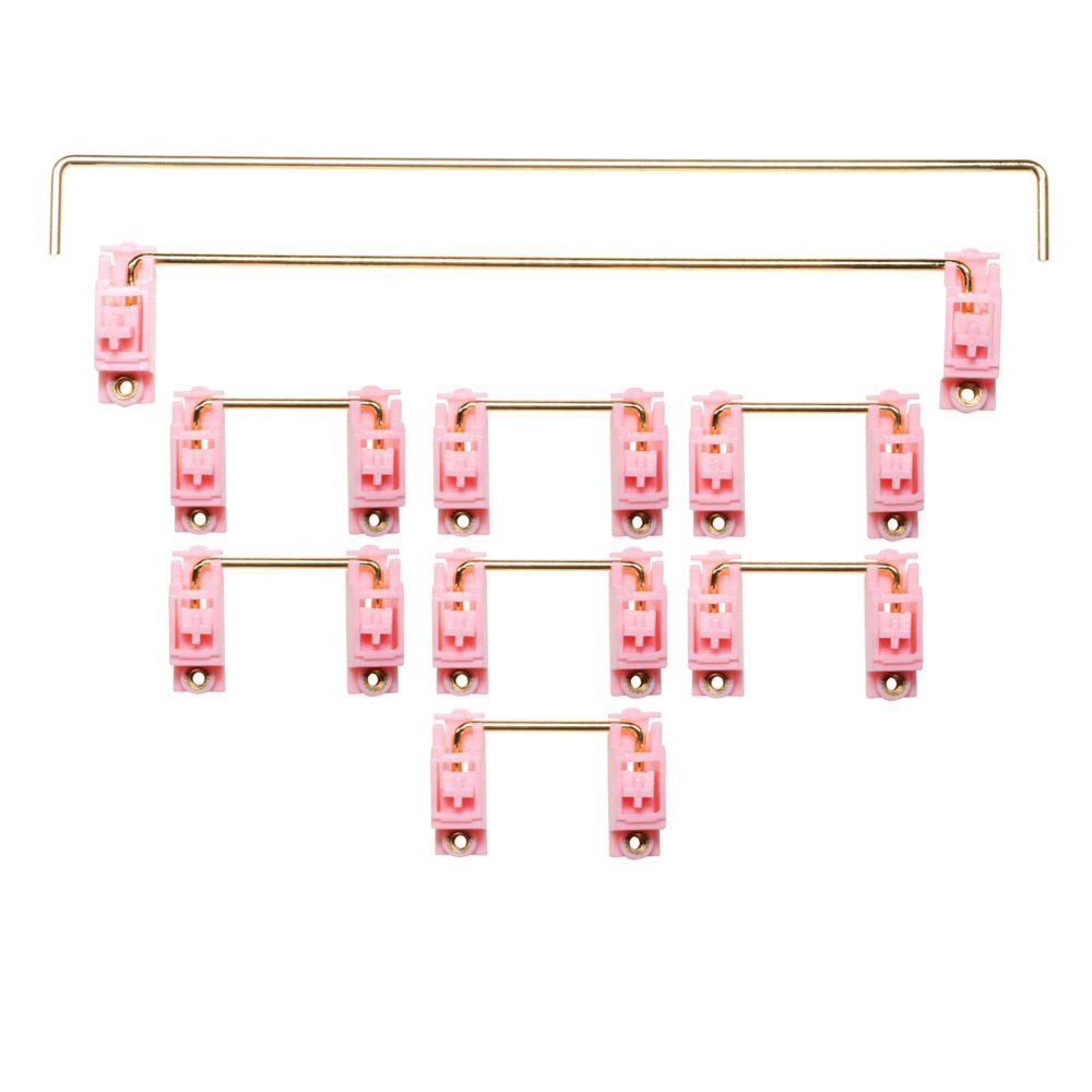 GKs Transparent Gold Plated Pcb screw in Stabilizer for Custom Mechanical Keyboard gh60 xd64 xd84 6.25x 2x 7x xd96 xd87 blue GKs Transparent Gold Plated Pcb screw in Stabilizer for Custom Mechanical Keyboard gh60 xd64 xd84 6.25x 2x 7x xd96 xd87 blue