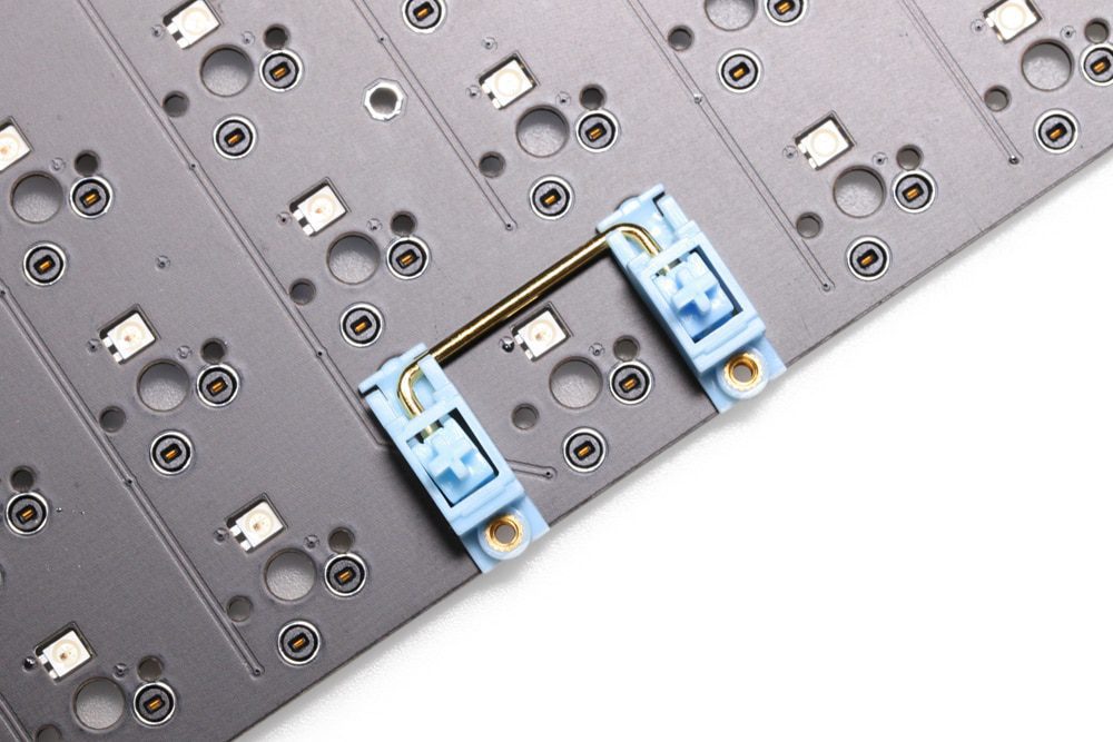 GKs Transparent Gold Plated Pcb screw in Stabilizer for Custom Mechanical Keyboard gh60 xd64 xd84 6.25x 2x 7x xd96 xd87 blue GKs Transparent Gold Plated Pcb screw in Stabilizer for Custom Mechanical Keyboard gh60 xd64 xd84 6.25x 2x 7x xd96 xd87 blue