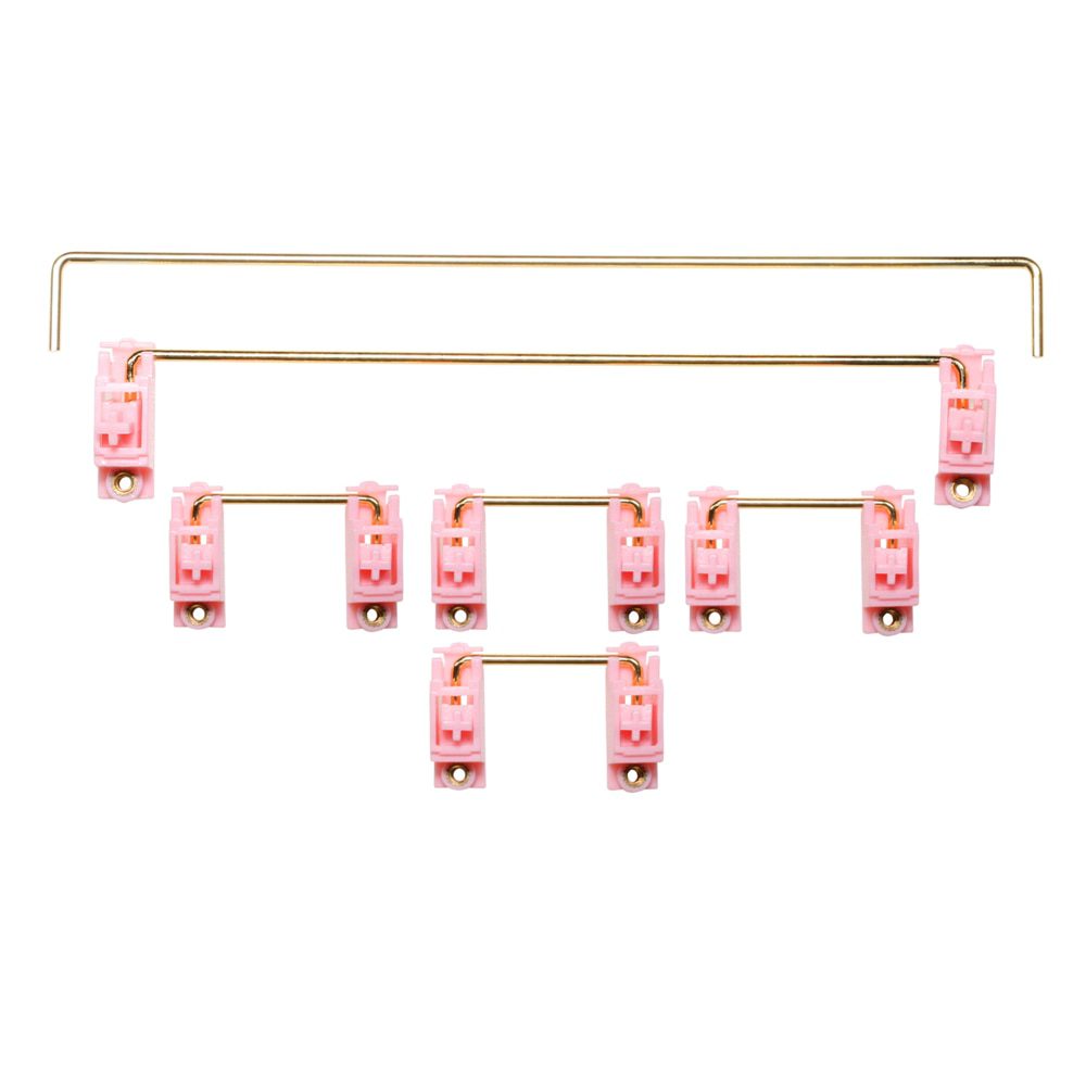 GKs Transparent Gold Plated Pcb screw in Stabilizer for Custom Mechanical Keyboard gh60 xd64 xd84 6.25x 2x 7x xd96 xd87 blue GKs Transparent Gold Plated Pcb screw in Stabilizer for Custom Mechanical Keyboard gh60 xd64 xd84 6.25x 2x 7x xd96 xd87 blue
