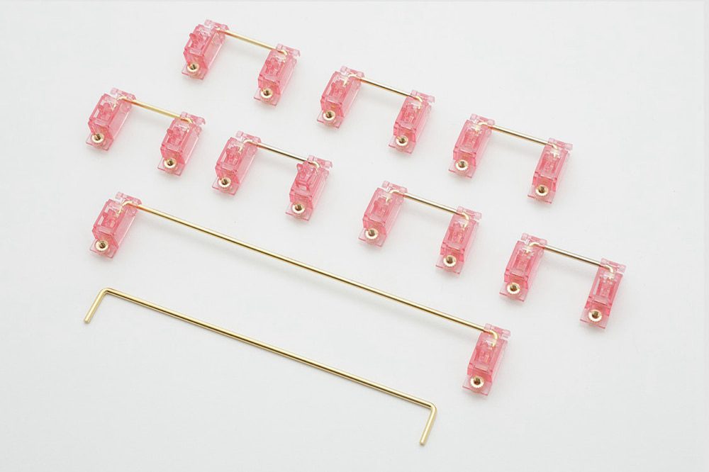 Everglide V2 Transparent Gold Plated Pcb screw in Stabilizer for Custom Mechanical Keyboard gh60 xd64 xd84 6.25x 2x xd96 xd87 Everglide V2 Transparent Gold Plated Pcb screw in Stabilizer for Custom Mechanical Keyboard gh60 xd64 xd84 6.25x 2x xd96 xd87