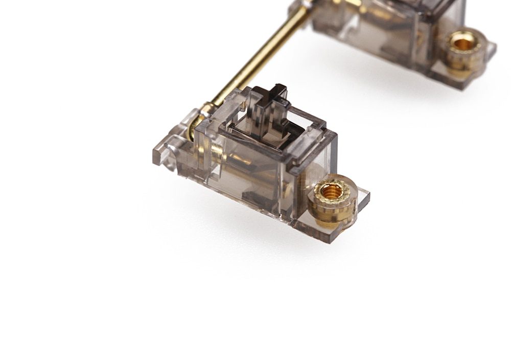 Everglide Black Transparent Gold Plated Pcb screw in Stabilizer for Custom Mechanical Keyboard gh60 xd64 xd84 6.25x 2x 7x xd87 Everglide Black Transparent Gold Plated Pcb screw in Stabilizer for Custom Mechanical Keyboard gh60 xd64 xd84 6.25x 2x 7x xd87