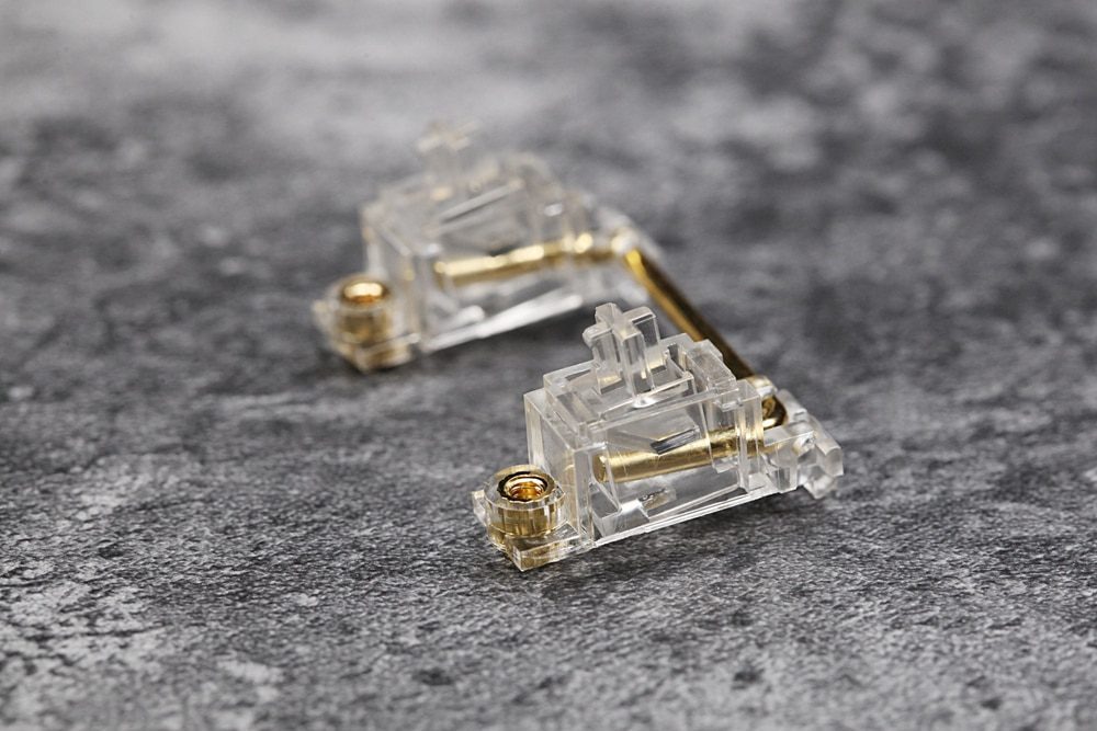 Everglide Transparent Gold Plated Pcb screw in Stabilizer for Custom Mechanical Keyboard gh60 xd64 xd84 6.25x 2x 7x xd96 xd87 Everglide Transparent Gold Plated Pcb screw in Stabilizer for Custom Mechanical Keyboard gh60 xd64 xd84 6.25x 2x 7x xd96 xd87