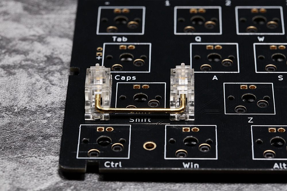 Everglide Transparent Gold Plated Pcb screw in Stabilizer for Custom Mechanical Keyboard gh60 xd64 xd84 6.25x 2x 7x xd96 xd87 Everglide Transparent Gold Plated Pcb screw in Stabilizer for Custom Mechanical Keyboard gh60 xd64 xd84 6.25x 2x 7x xd96 xd87