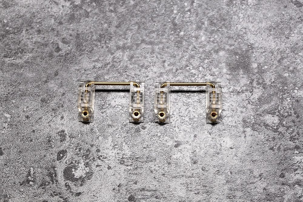 Everglide Transparent Gold Plated Pcb screw in Stabilizer for Custom Mechanical Keyboard gh60 xd64 xd84 6.25x 2x 7x xd96 xd87 Everglide Transparent Gold Plated Pcb screw in Stabilizer for Custom Mechanical Keyboard gh60 xd64 xd84 6.25x 2x 7x xd96 xd87