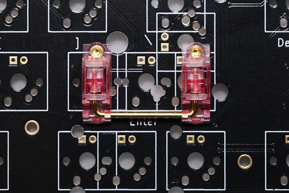 Everglide Pink Transparent Gold Plated Pcb screw in Stabilizer for Custom Mechanical Keyboard gh60 xd64 xd84 6.25x 2x 7x xd87 Everglide Pink Transparent Gold Plated Pcb screw in Stabilizer for Custom Mechanical Keyboard gh60 xd64 xd84 6.25x 2x 7x xd87