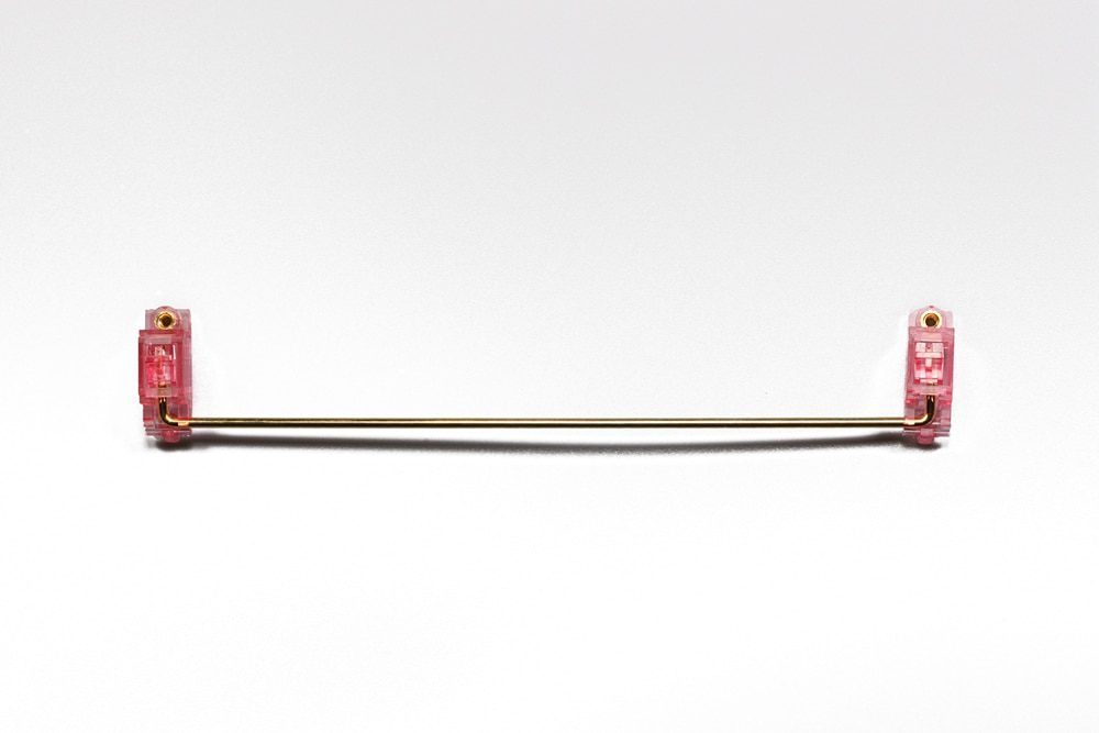 Everglide Pink Transparent Gold Plated Pcb screw in Stabilizer for Custom Mechanical Keyboard gh60 xd64 xd84 6.25x 2x 7x xd87 Everglide Pink Transparent Gold Plated Pcb screw in Stabilizer for Custom Mechanical Keyboard gh60 xd64 xd84 6.25x 2x 7x xd87