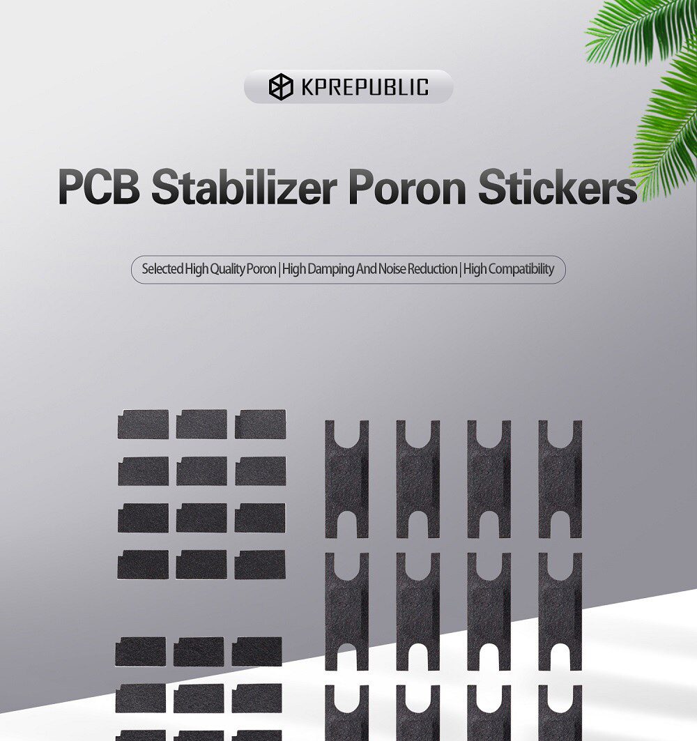 KPrepublic PCB Stabilizer stickers poron film pad reduce steel wire noise and wobble for pcb screw in stabilizer gasket KPrepublic PCB Stabilizer stickers poron film pad reduce steel wire noise and wobble for pcb screw in stabilizer gasket