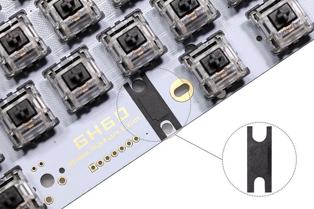 KPrepublic PCB Stabilizer stickers poron film pad reduce steel wire noise and wobble for pcb screw in stabilizer gasket KPrepublic PCB Stabilizer stickers poron film pad reduce steel wire noise and wobble for pcb screw in stabilizer gasket