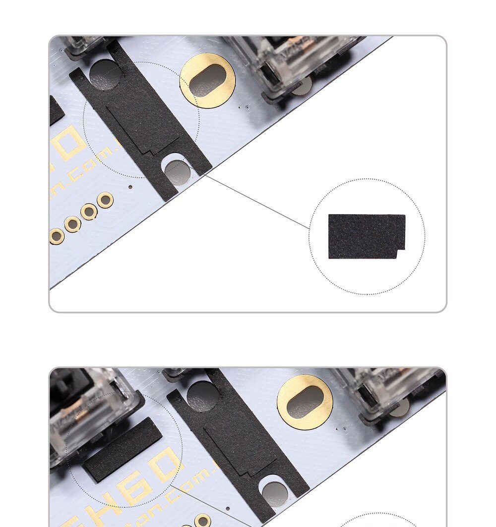 KPrepublic PCB Stabilizer stickers poron film pad reduce steel wire noise and wobble for pcb screw in stabilizer gasket KPrepublic PCB Stabilizer stickers poron film pad reduce steel wire noise and wobble for pcb screw in stabilizer gasket