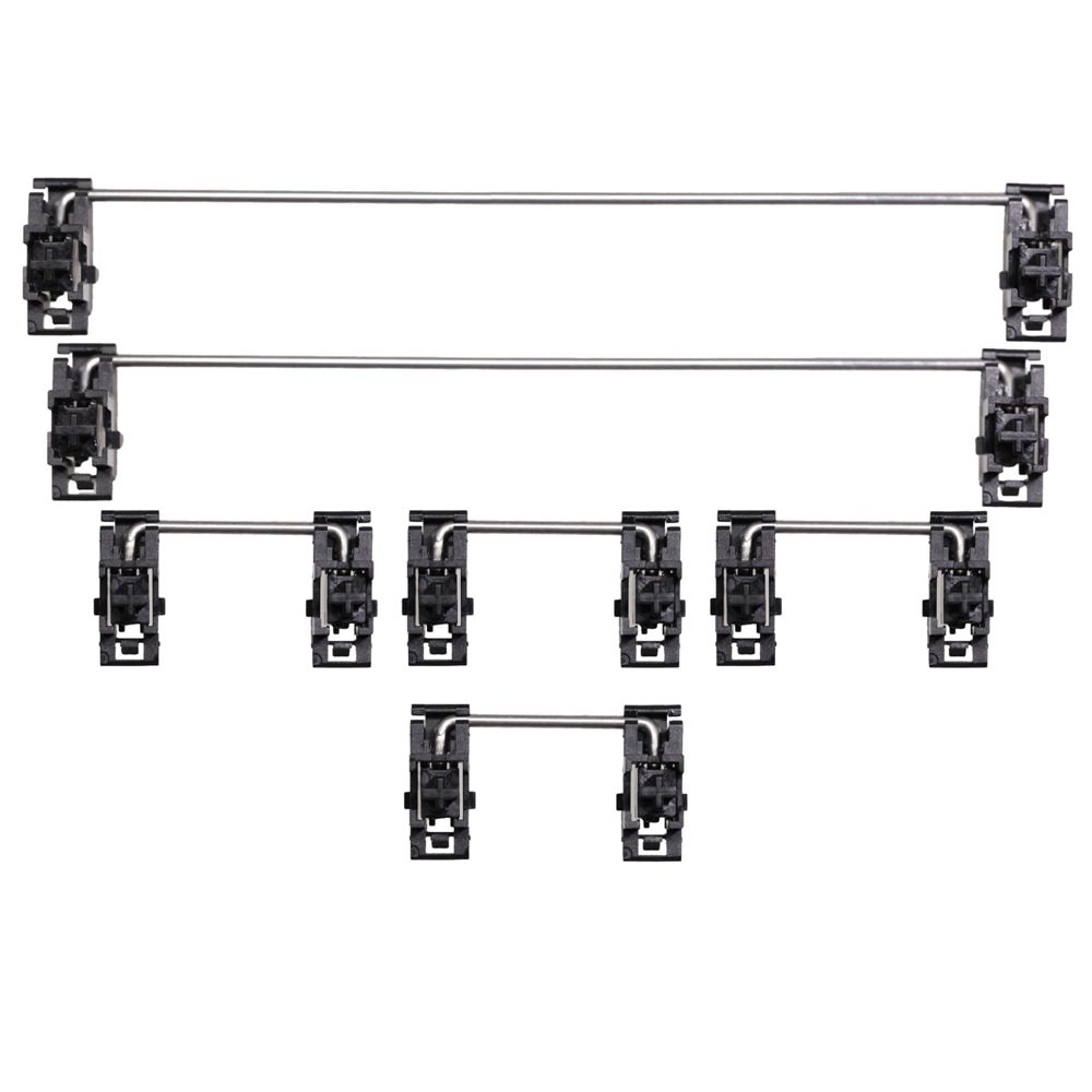 Gateron Black White Plated Plate Mounted Stabilizer for Custom Mechanical Keyboard Plate YC66 Zeeyoo 68 YC96 Womier INKC87 60 87 Gateron Black White Plated Plate Mounted Stabilizer for Custom Mechanical Keyboard Plate YC66 Zeeyoo 68 YC96 Womier INKC87 60 87