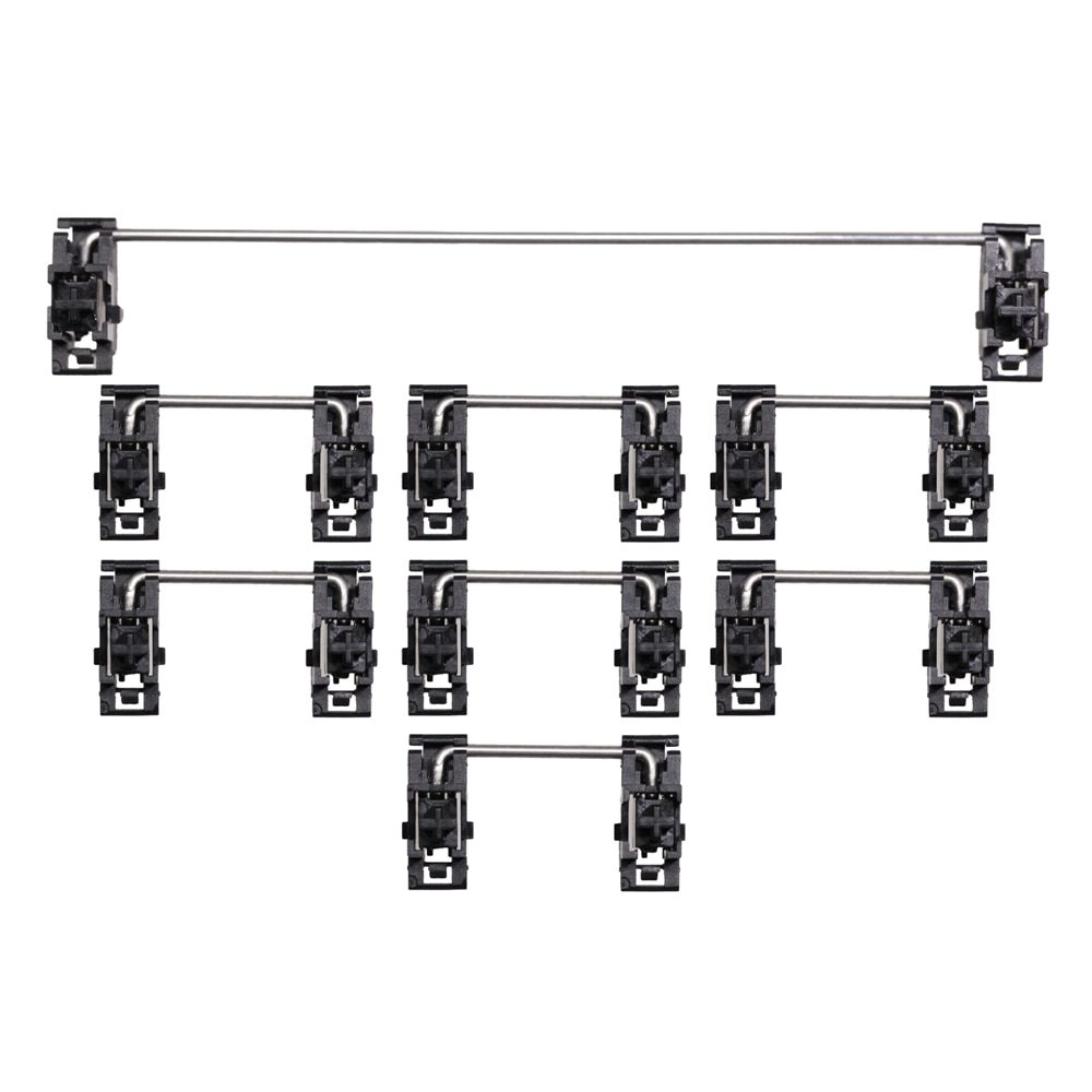 Gateron Black White Plated Plate Mounted Stabilizer for Custom Mechanical Keyboard Plate YC66 Zeeyoo 68 YC96 Womier INKC87 60 87 Gateron Black White Plated Plate Mounted Stabilizer for Custom Mechanical Keyboard Plate YC66 Zeeyoo 68 YC96 Womier INKC87 60 87