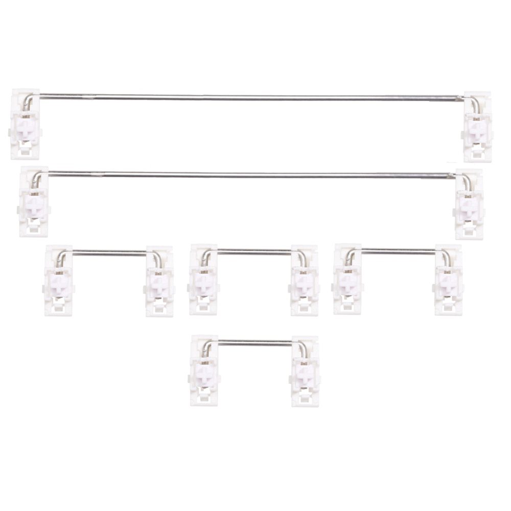 Gateron Black White Plated Plate Mounted Stabilizer for Custom Mechanical Keyboard Plate YC66 Zeeyoo 68 YC96 Womier INKC87 60 87 Gateron Black White Plated Plate Mounted Stabilizer for Custom Mechanical Keyboard Plate YC66 Zeeyoo 68 YC96 Womier INKC87 60 87