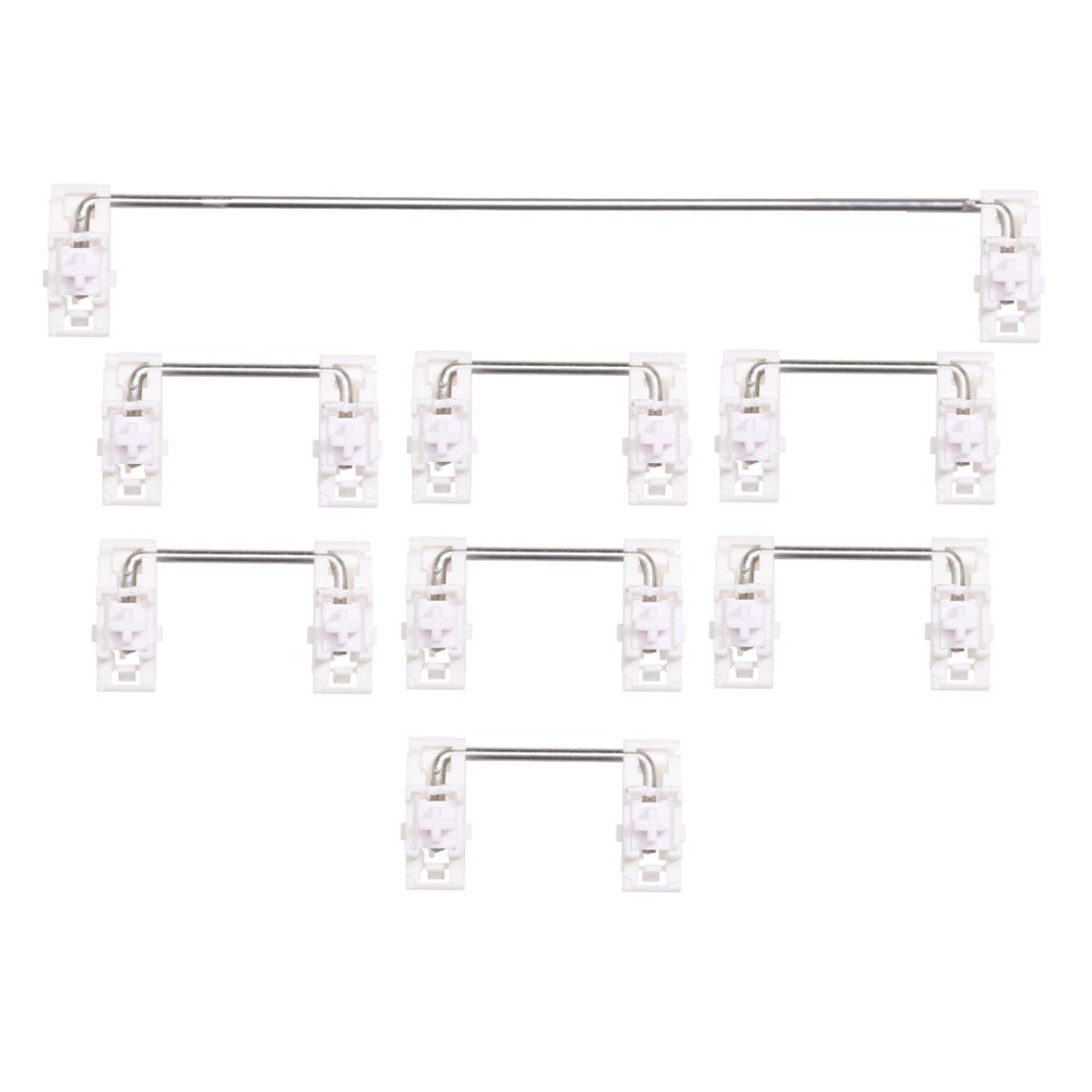 Gateron Black White Plated Plate Mounted Stabilizer for Custom Mechanical Keyboard Plate YC66 Zeeyoo 68 YC96 Womier INKC87 60 87 Gateron Black White Plated Plate Mounted Stabilizer for Custom Mechanical Keyboard Plate YC66 Zeeyoo 68 YC96 Womier INKC87 60 87