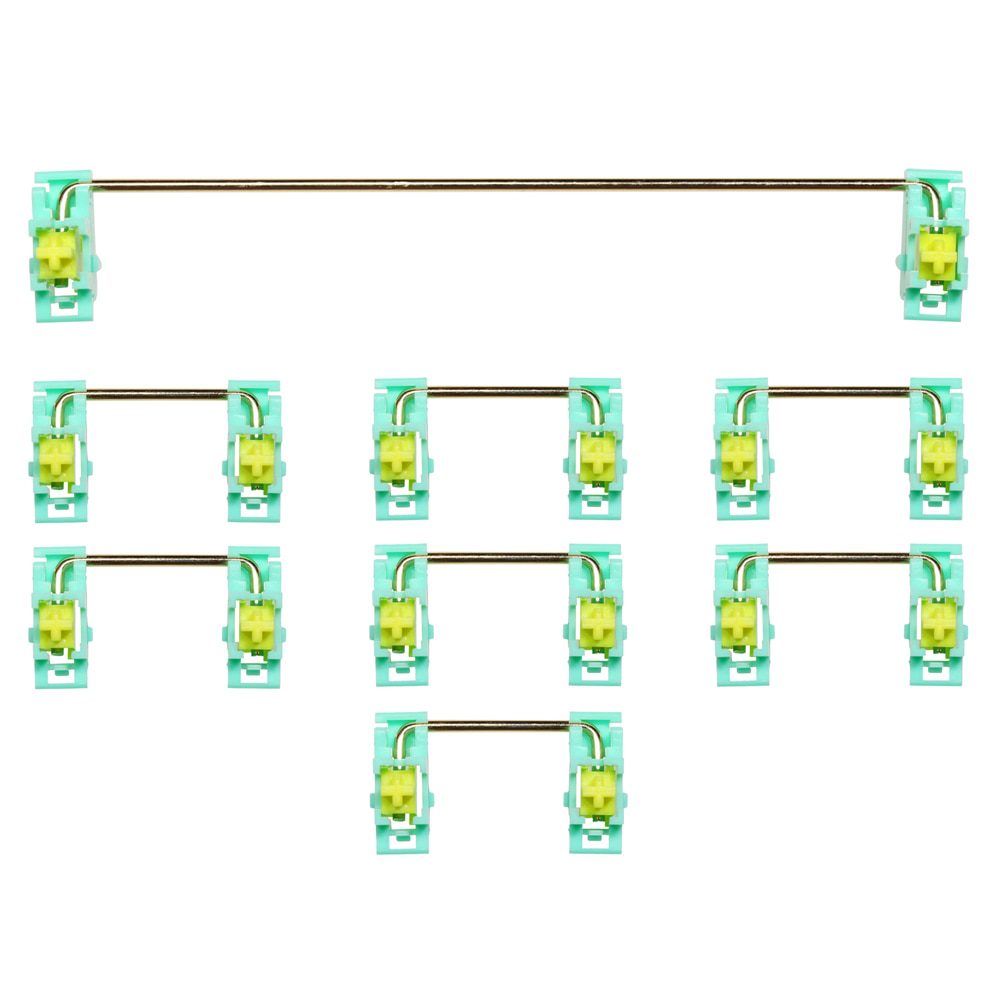 Sadan Plate Mounted Stabilizer for Custom Mechanical Keyboard YC66 Zeeyoo 68 YC96 Womier XS87 holy panda colorway yellow red Sadan Plate Mounted Stabilizer for Custom Mechanical Keyboard YC66 Zeeyoo 68 YC96 Womier XS87 holy panda colorway yellow red