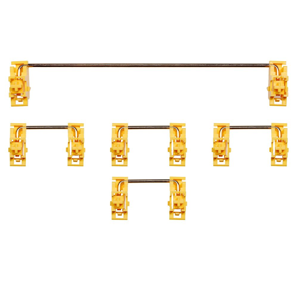 Sadan Plate Mounted Stabilizer for Custom Mechanical Keyboard YC66 Zeeyoo 68 YC96 Womier XS87 holy panda colorway yellow red Sadan Plate Mounted Stabilizer for Custom Mechanical Keyboard YC66 Zeeyoo 68 YC96 Womier XS87 holy panda colorway yellow red