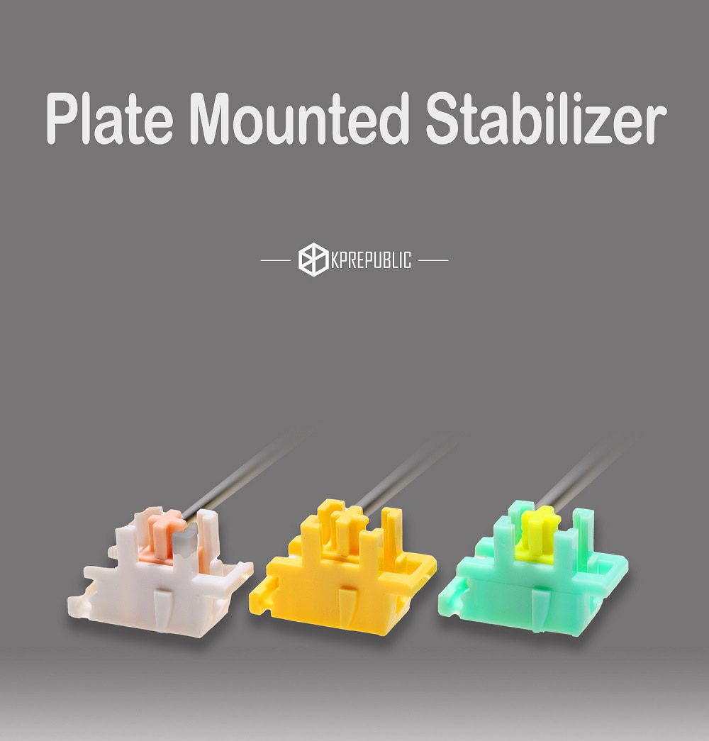 Sadan Plate Mounted Stabilizer for Custom Mechanical Keyboard YC66 Zeeyoo 68 YC96 Womier XS87 holy panda colorway yellow red Sadan Plate Mounted Stabilizer for Custom Mechanical Keyboard YC66 Zeeyoo 68 YC96 Womier XS87 holy panda colorway yellow red