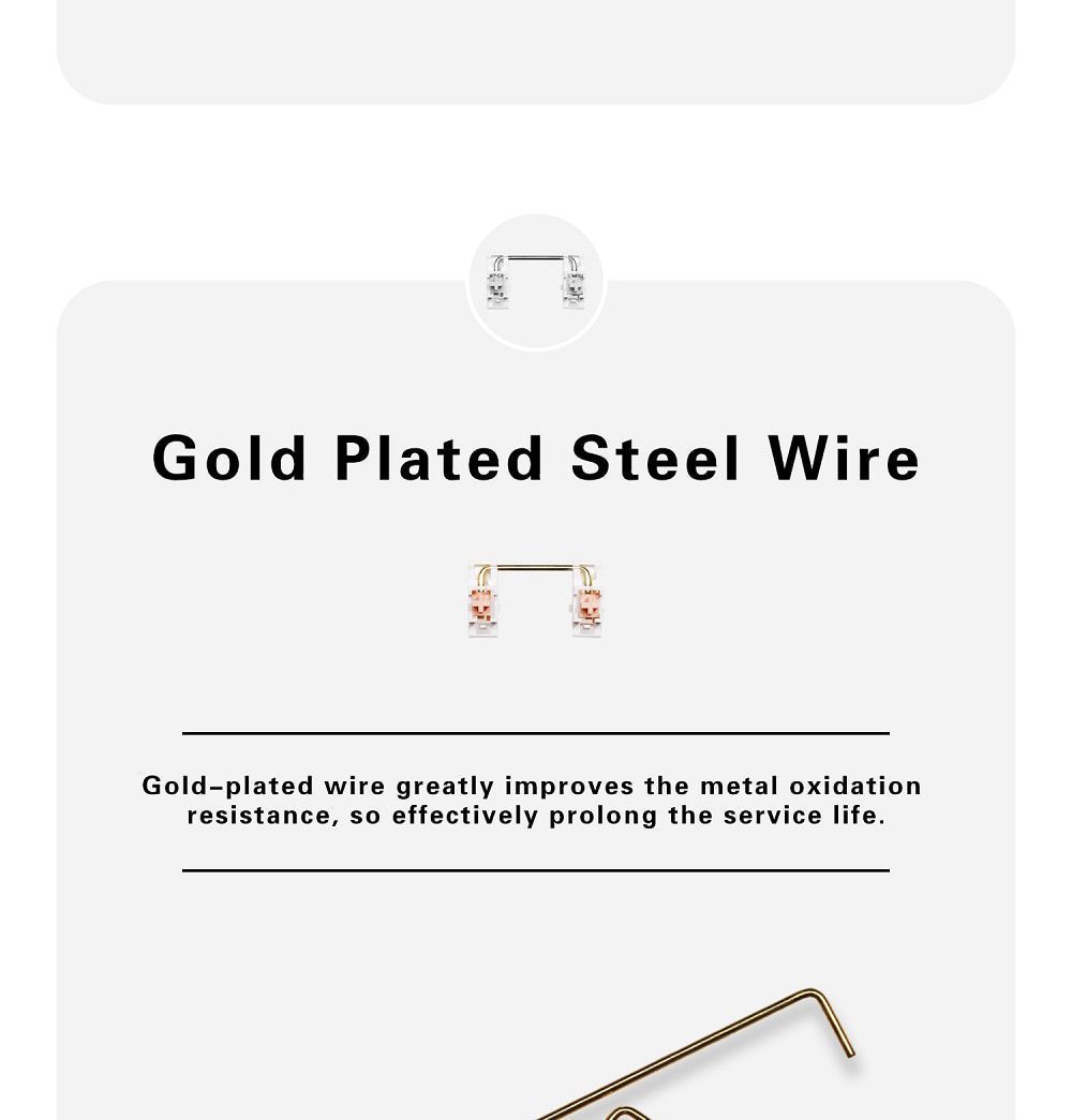 Sadan Plate Mounted Stabilizer for Custom Mechanical Keyboard YC66 Zeeyoo 68 YC96 Womier XS87 holy panda colorway yellow red Sadan Plate Mounted Stabilizer for Custom Mechanical Keyboard YC66 Zeeyoo 68 YC96 Womier XS87 holy panda colorway yellow red