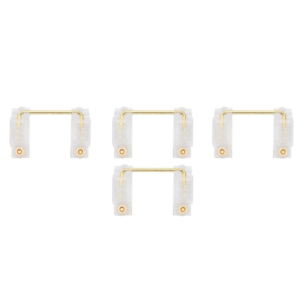 GKs Transparent Gold Plated Pcb screw in Stabilizer for Custom Mechanical Keyboard gh60 xd64 xd84 6.25x 2x 7x xd96 xd87 GKs Transparent Gold Plated Pcb screw in Stabilizer for Custom Mechanical Keyboard gh60 xd64 xd84 6.25x 2x 7x xd96 xd87