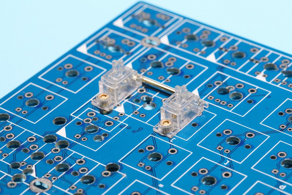 GKs Transparent Gold Plated Pcb screw in Stabilizer for Custom Mechanical Keyboard gh60 xd64 xd84 6.25x 2x 7x xd96 xd87 GKs Transparent Gold Plated Pcb screw in Stabilizer for Custom Mechanical Keyboard gh60 xd64 xd84 6.25x 2x 7x xd96 xd87