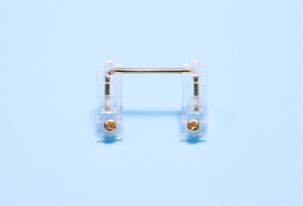 GKs Transparent Gold Plated Pcb screw in Stabilizer for Custom Mechanical Keyboard gh60 xd64 xd84 6.25x 2x 7x xd96 xd87 GKs Transparent Gold Plated Pcb screw in Stabilizer for Custom Mechanical Keyboard gh60 xd64 xd84 6.25x 2x 7x xd96 xd87