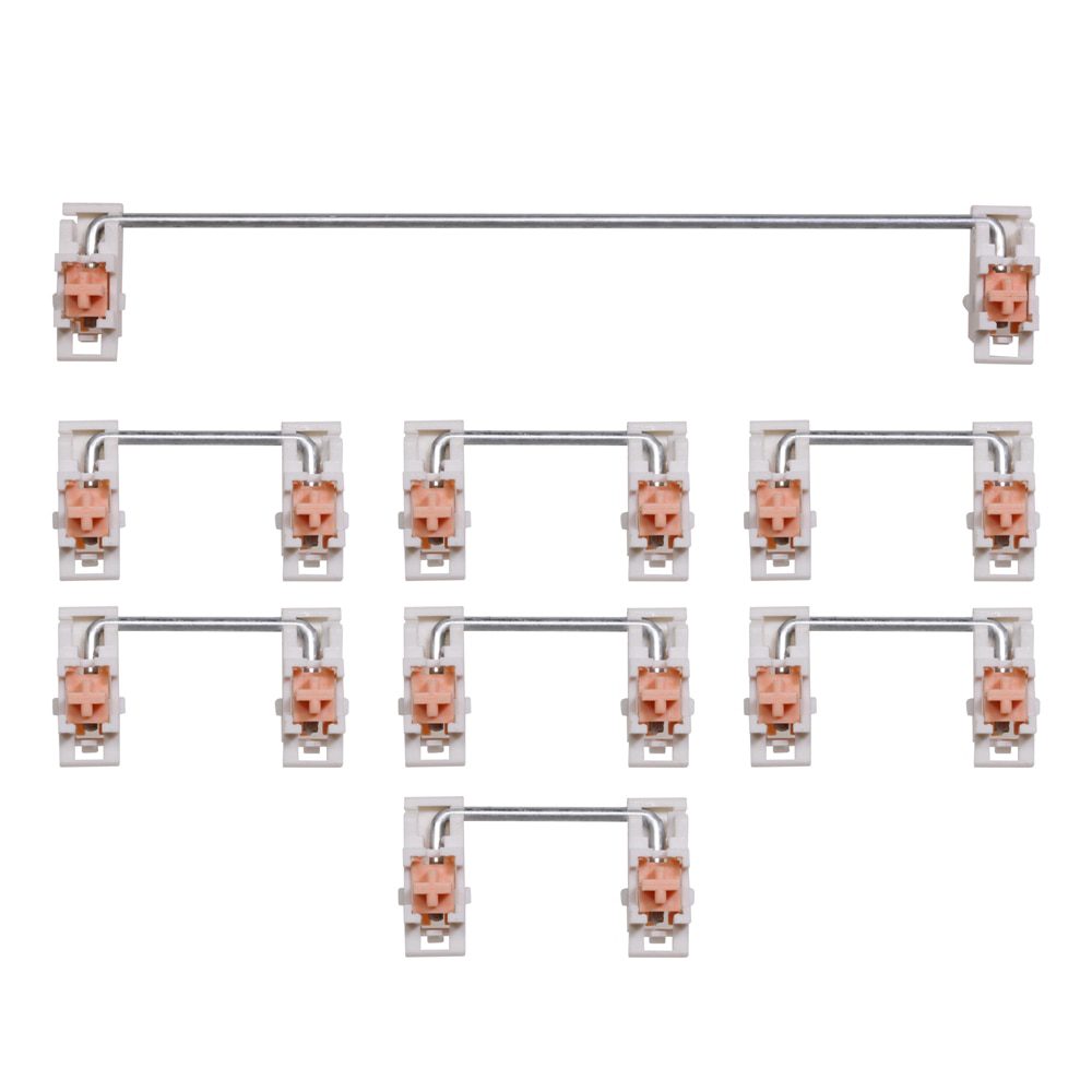 GKs Plate Mounted Stabilizer for Custom Mechanical Keyboard YC66 Zeeyoo 68 YC96 Womier XS87 holy panda colorway yellow red GKs Plate Mounted Stabilizer for Custom Mechanical Keyboard YC66 Zeeyoo 68 YC96 Womier XS87 holy panda colorway yellow red