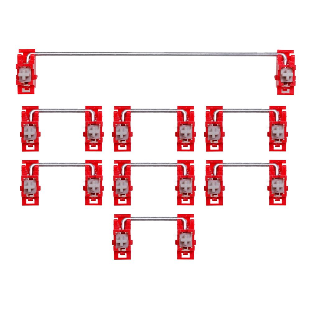 GKs Plate Mounted Stabilizer for Custom Mechanical Keyboard YC66 Zeeyoo 68 YC96 Womier XS87 holy panda colorway yellow red GKs Plate Mounted Stabilizer for Custom Mechanical Keyboard YC66 Zeeyoo 68 YC96 Womier XS87 holy panda colorway yellow red