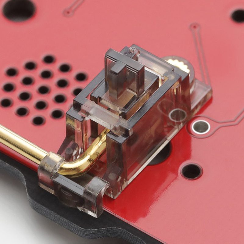 GKs Plate Mounted Stabilizer for Custom Mechanical Keyboard YC66 Zeeyoo 68 YC96 Womier XS87 holy panda colorway yellow red