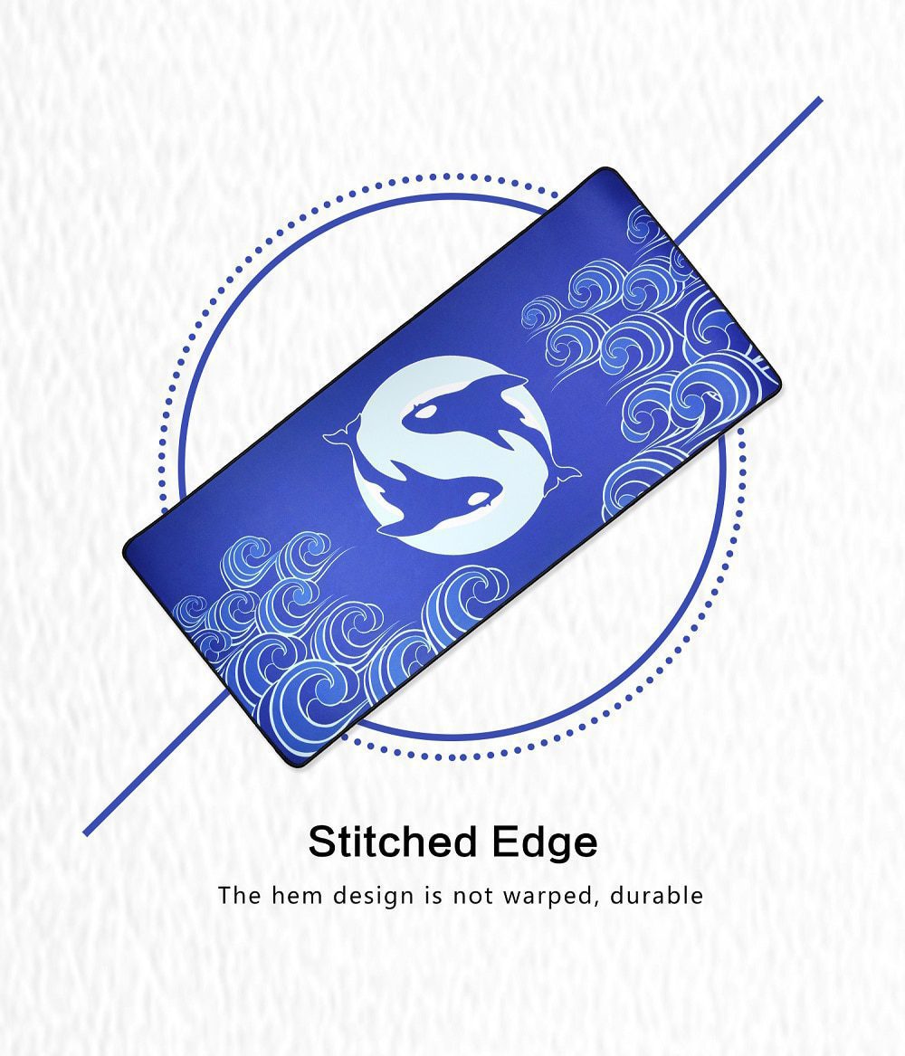 INKY Silent Sea Mechanical keyboard Mousepad Deskmat 900 400 5mm Stitched Edges /Rubber High quality soft touch Rubber INKY Silent Sea Mechanical keyboard Mousepad Deskmat 900 400 5mm Stitched Edges /Rubber High quality soft touch Rubber