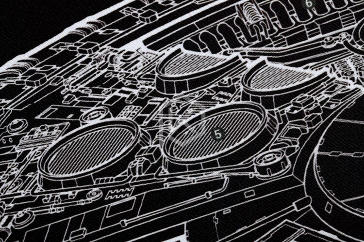 Mechanical keyboard Millennium Falcon Mousepad 900 400 4 mm non Stitched Edges Soft/Rubber High quality YT-1300 Mechanical keyboard Millennium Falcon Mousepad 900 400 4 mm non Stitched Edges Soft/Rubber High quality YT-1300