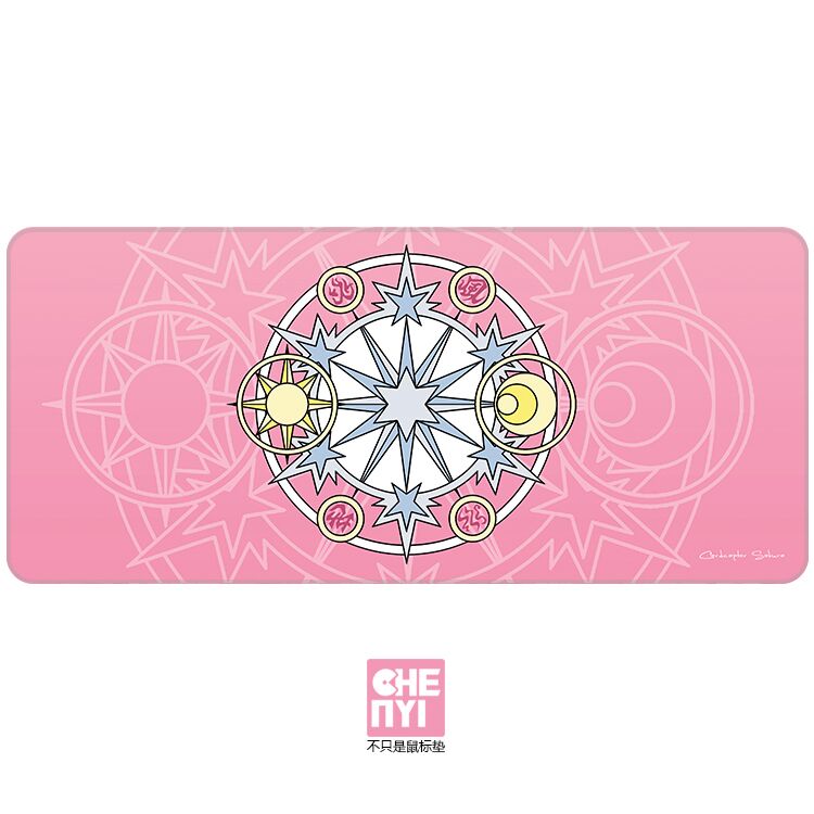 Mechaincal keyboard mousepad clamp Card Captor SAKURA cherry 900 400 4 mm Stitched Edges Soft/Rubber High quality Mechaincal keyboard mousepad clamp Card Captor SAKURA cherry 900 400 4 mm Stitched Edges Soft/Rubber High quality