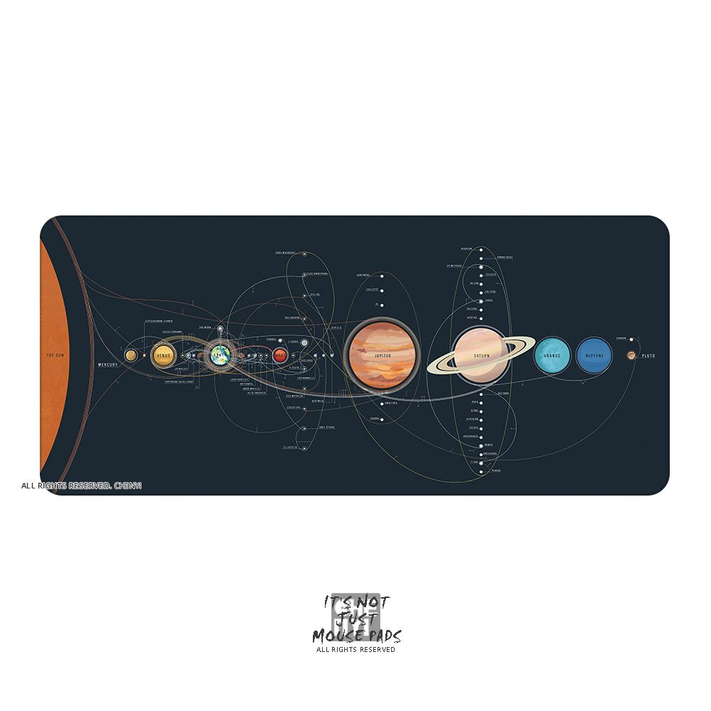 Mechanical keyboard Mousepad Solar System Planet 900 400 4mm Stitched Edges /Rubber High quality soft outer space Universe SUN Mechanical keyboard Mousepad Solar System Planet 900 400 4mm Stitched Edges /Rubber High quality soft outer space Universe SUN