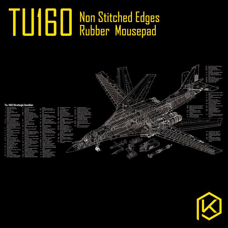 Mechanical keyboard Mousepad Tupolev Tu-160 Blackjack strategic bomber 900 400 4 mm non Stitched Edges Soft/Rubber High quality Mechanical keyboard Mousepad Tupolev Tu-160 Blackjack strategic bomber 900 400 4 mm non Stitched Edges Soft/Rubber High quality