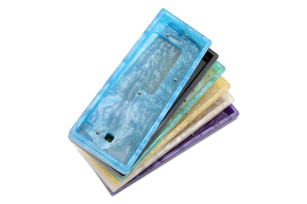 LOOP Resin 60% Case Handmade Case with Rubber feet for mechanical keyboards gh60 xd60 xd64 60% Poker BM60 LOOP Resin 60% Case Handmade Case with Rubber feet for mechanical keyboards gh60 xd60 xd64 60% Poker BM60