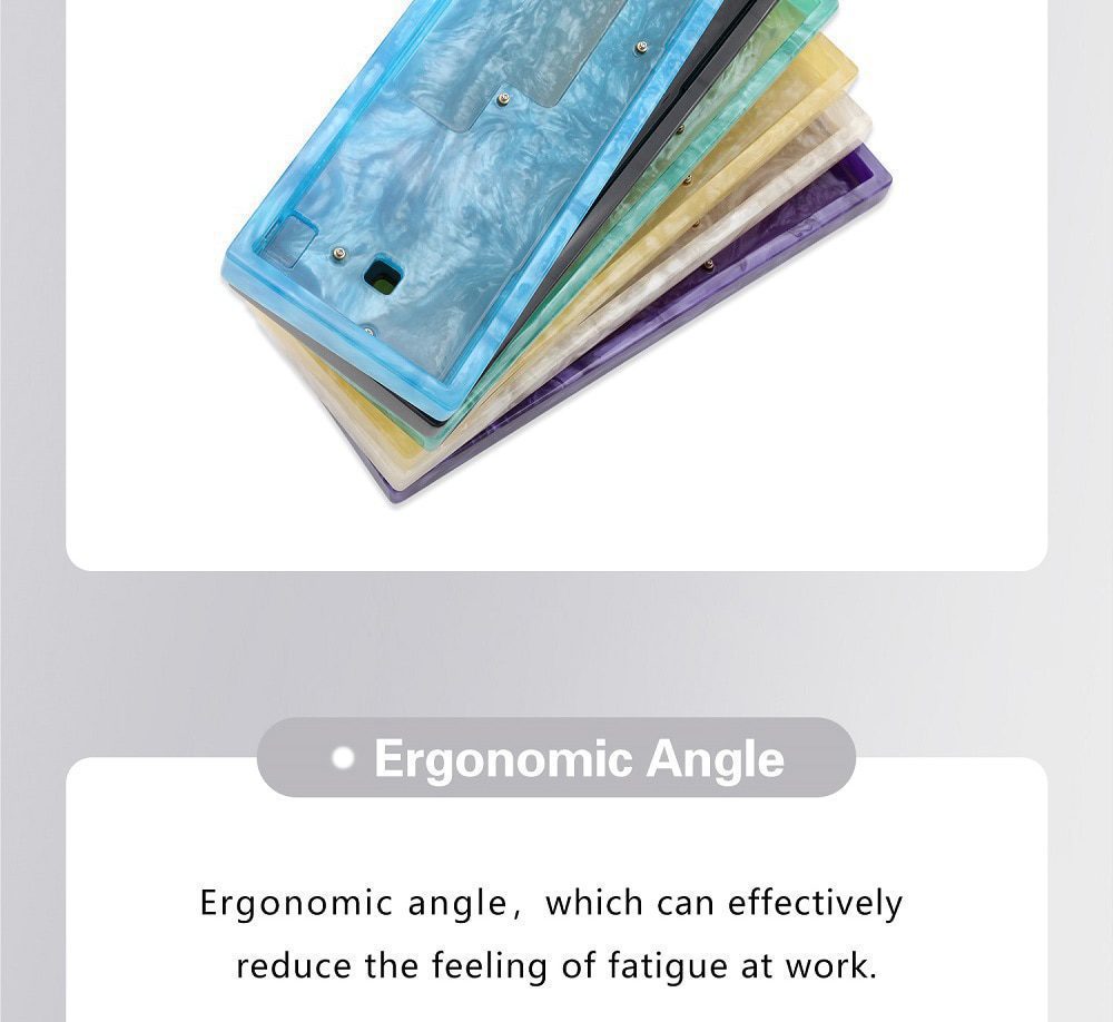 LOOP Resin 60% Case Handmade Case with Rubber feet for mechanical keyboards gh60 xd60 xd64 60% Poker BM60 LOOP Resin 60% Case Handmade Case with Rubber feet for mechanical keyboards gh60 xd60 xd64 60% Poker BM60