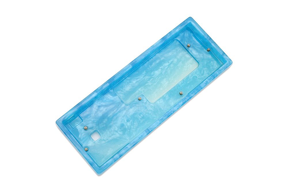 LOOP Resin 60% Case Handmade Case with Rubber feet for mechanical keyboards gh60 xd60 xd64 60% Poker BM60 LOOP Resin 60% Case Handmade Case with Rubber feet for mechanical keyboards gh60 xd60 xd64 60% Poker BM60