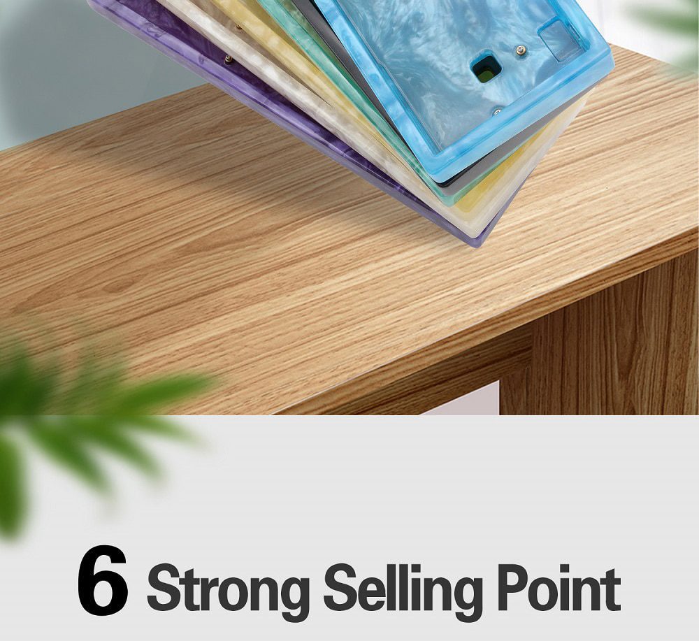 LOOP Resin 60% Case Handmade Case with Rubber feet for mechanical keyboards gh60 xd60 xd64 60% Poker BM60 LOOP Resin 60% Case Handmade Case with Rubber feet for mechanical keyboards gh60 xd60 xd64 60% Poker BM60