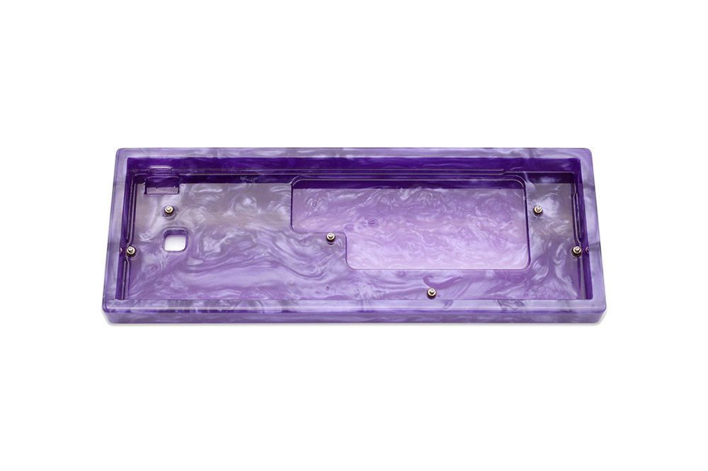 LOOP Resin 60% Case Handmade Case with Rubber feet for mechanical keyboards gh60 xd60 xd64 60% Poker BM60 LOOP Resin 60% Case Handmade Case with Rubber feet for mechanical keyboards gh60 xd60 xd64 60% Poker BM60