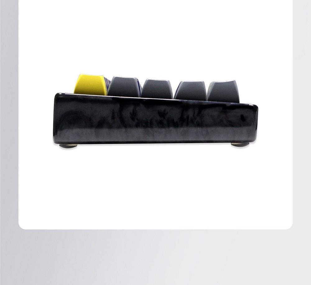 LOOP Resin 60% Case Handmade Case with Rubber feet for mechanical keyboards gh60 xd60 xd64 60% Poker BM60 LOOP Resin 60% Case Handmade Case with Rubber feet for mechanical keyboards gh60 xd60 xd64 60% Poker BM60