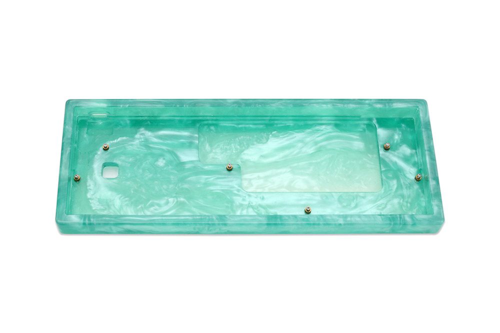 LOOP Resin 60% Case Handmade Case with Rubber feet for mechanical keyboards gh60 xd60 xd64 60% Poker BM60 LOOP Resin 60% Case Handmade Case with Rubber feet for mechanical keyboards gh60 xd60 xd64 60% Poker BM60