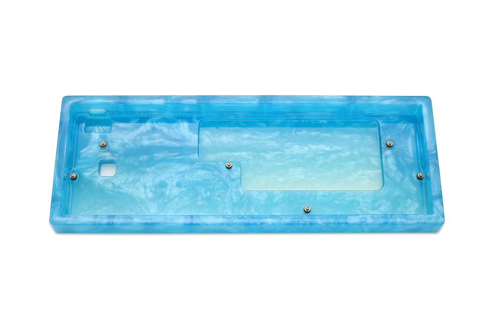 LOOP Resin 60% Case Handmade Case with Rubber feet for mechanical keyboards gh60 xd60 xd64 60% Poker BM60 LOOP Resin 60% Case Handmade Case with Rubber feet for mechanical keyboards gh60 xd60 xd64 60% Poker BM60