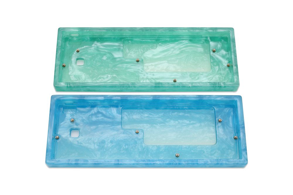 LOOP Resin 60% Case Handmade Case with Rubber feet for mechanical keyboards gh60 xd60 xd64 60% Poker BM60 LOOP Resin 60% Case Handmade Case with Rubber feet for mechanical keyboards gh60 xd60 xd64 60% Poker BM60